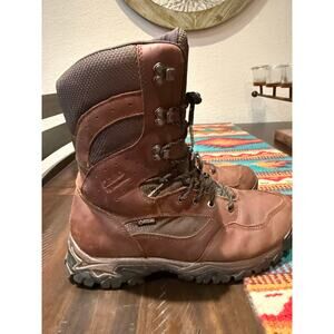 Cabela’s Meindl Gore-Tex Waterproof Hiking Boots Men’s 10 D Brown Leather Trail